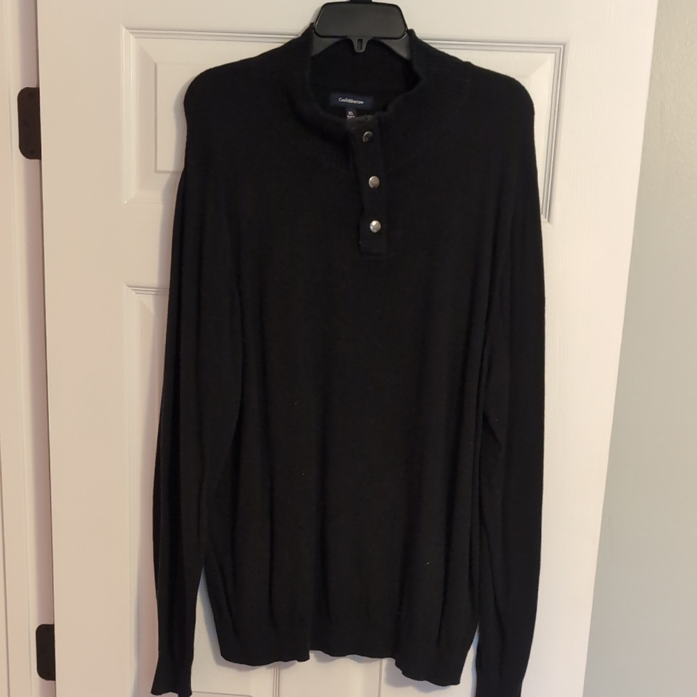 Croft & Barrow Men's Black Turtleneck Sweater